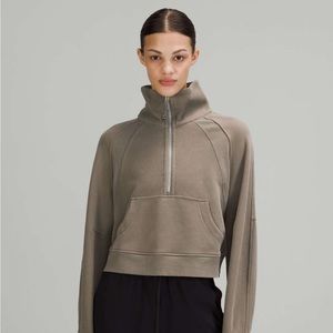Lululemon Scuba Oversized Funnel Neck Half-Zip in Rover (XS/S)